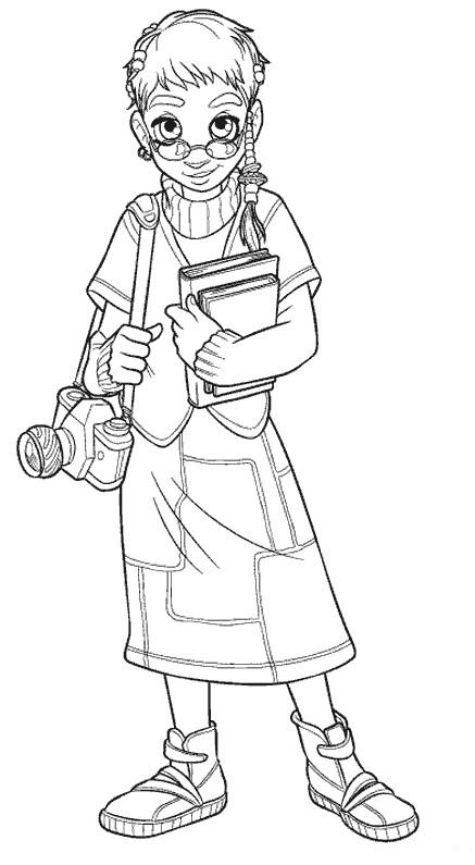 coloriage witch taranee